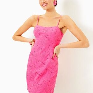 Lilly Pulitzer Pink Eyelet Dress NWT